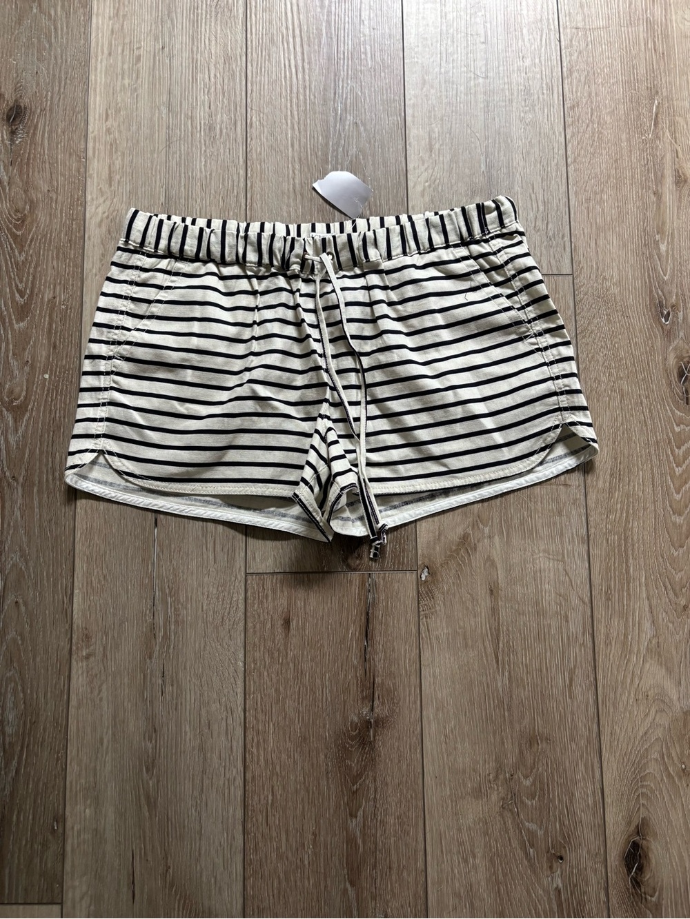 J.Crew  striped drawstring shorts